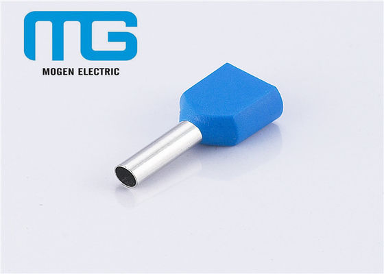 China Blaues Draht-Ende isolierte Kabelschuhe 100pcs/Tasche, Anschlüsse des elektrischen Kabel-TE1008 fournisseur