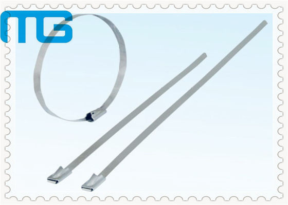 China 304 Ball-Verschluss-Edelstahl-Kabelbinder, der Selbst, der wiederverwendbaren Reißverschluss zuschließt, bindet Kabel-Zusätze fournisseur