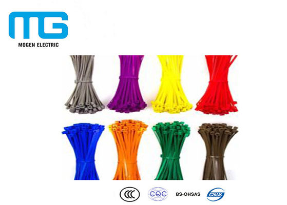 China Die Verdrahtungs-Zusätze, die Kabelbinder, industrieller Reißverschluss zuschließen, bindet Material des Nylon-66 fournisseur