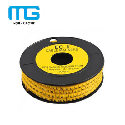 China PVC verkabeln Markierung des Zusatz-bunte Kabel-Markierungs-Kabel-Rohr/EC-1 fournisseur