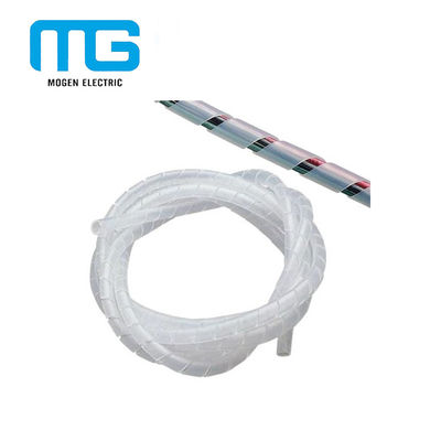 China Rollenversieht flexible Nylon-Spiralen-Draht-Verpackung Hochspannung das 10 Meter-Kabel-Zusätze mit einem Band fournisseur