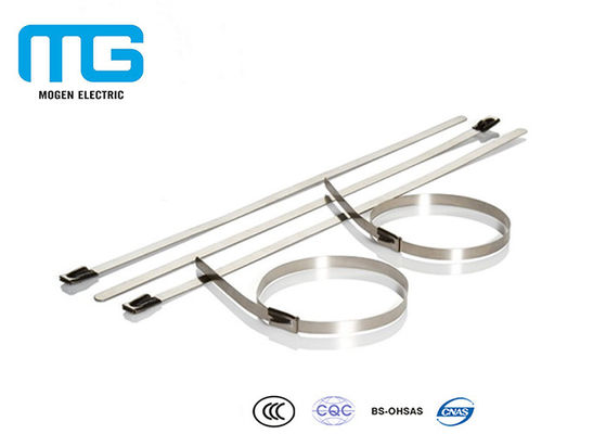Ball-Verschluss-Edelstahl-Kabelbinder-Kabel-Zusätze 100mm - 1400mm Länge fournisseur